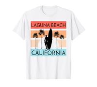 Laguna Beach California Surfing Summer Vacation Vintage T-Shirt