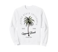 Laguna Beach California Tropical Tree Palm Relaxed Sweatshirt