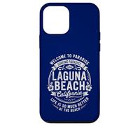 Laguna Beach California USA Vintage Paradise Artwork Case for iPhone 12 mini