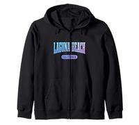 Laguna Beach California Zip Hoodie