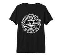Laguna Beach Pacific Breezes California Coastal Surf Vintage Premium T-Shirt