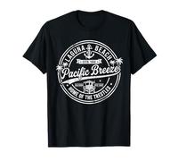Laguna Beach Pacific Breezes California Coastal Surf Vintage T-Shirt