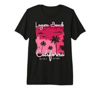 Laguna Beach Vacation Holiday USA Flag Premium T-Shirt