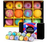 Lagunamoon bath Bombs for Kids, Women - Relaxing Bubble Shower Salts - Bath Essentials (12-Pack)