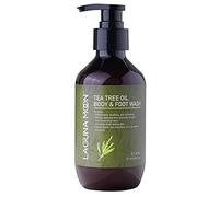 Lagunamoon Tea Tree Body Wash, Antifungal Body Soap with Pure Tea Tree Oil for Athlete's Foot, Body Odor, Eczema, Jock Itch, Ringworm, Toenail Fungus, Acne, Natural Foot & Body Wash, 300ml(10.14fl oz)