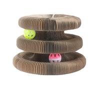 LAGUOE Toy Recyclable Cardboard Organ Shape Surfaces for Scratch Playing Make Grinding Claws More Interestin Scratcher Cardboard