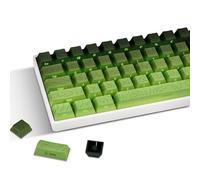 LAGWKX Green Side-Printed Keycaps Set,Cherry Profile Keycaps