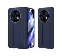 LAHDFKAJ Case For Vivo X Fold 6, Full-Body Shockproof Cover with Stand and Built-in Screen Protector, Hinge Protective Phone Case(Blue)