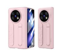 LAHDFKAJ Case For Vivo X Fold 6, Full-Body Shockproof Cover with Stand and Built-in Screen Protector, Hinge Protective Phone Case(Pink)