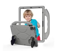 LAHDFKAJ Compatible with iPad Pro 12.9 2022/2021/ 2020/2018 Case for iPad Pro 12.9 6th/ 5th/ 4th/ 3rd Generation Kids Lightweight EVA Shockproof Protective Handle Stand Cover Kid Friendly Case(Grey)