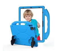 LAHDFKAJ Compatible with iPad Pro 12.9 2022/2021/ 2020/2018 Case for iPad Pro 12.9 6th/ 5th/ 4th/ 3rd Generation Kids Lightweight EVA Shockproof Protective Handle Stand Cover Kid Friendly Case(Blue)