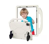 LAHDFKAJ Compatible with iPad Pro 13 Inch Case M5 2025/ M4 2024 Case for iPad Pro M5 M4 Case 13 Inch Lightweight EVA Shockproof Protective Handle Stand Cover Kid Friendly Case(White)