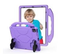 LAHDFKAJ Compatible with iPad Pro 13 Inch Case M5 2025/ M4 2024 Case for iPad Pro M5 M4 Case 13 Inch Lightweight EVA Shockproof Protective Handle Stand Cover Kid Friendly Case(Purper)
