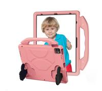 LAHDFKAJ Compatible with iPad Pro 13 Inch Case M5 2025/ M4 2024 Case for iPad Pro M5 M4 Case 13 Inch Lightweight EVA Shockproof Protective Handle Stand Cover Kid Friendly Case(Pink 1)