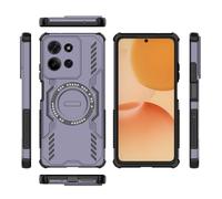 LAHDFKAJ Compatible With Motorola Moto G75 5G(Foreign Version) Full Body Rugged Shockproof Hard Thin Solid Support Wireless Charging Case(Purple)