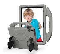 LAHDFKAJ For iPad Air 11 Inch M4 / M3 / M2 (2026/2025/2024) Case Tablet for Kids Lightweight EVA Shockproof Protective Handle Stand Cover Kid Friendly Case(Grey)