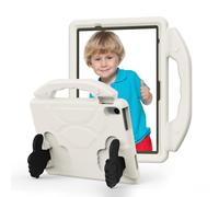 LAHDFKAJ For iPad Air 11 Inch M4 / M3 / M2 (2026/2025/2024) Case Tablet for Kids Lightweight EVA Shockproof Protective Handle Stand Cover Kid Friendly Case(White)