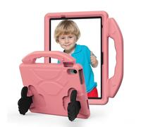 LAHDFKAJ For iPad Air 11 Inch M4 / M3 / M2 (2026/2025/2024) Case Tablet for Kids Lightweight EVA Shockproof Protective Handle Stand Cover Kid Friendly Case(Pink 1)