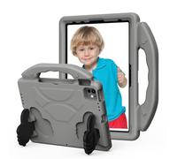 LAHDFKAJ For iPad Pro 11 Inch (M5) 2025/(M4) 2024 Tablet Case for Kids Lightweight EVA Shockproof Protective Handle Stand Cover Kid Friendly Case(Grey)
