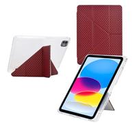 LAHDFKAJ For iPad Pro 12.9 2022/2021/ 2020/2018 Shockproof Cover Slim Cover Auto Wake/Sleep Smart Lightweight Protective Case w/Pencil Holder(Red)