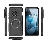 LAHDFKAJ For OnePlus 13 5G(Domestic Version) Full Body Rugged Shockproof Hard Thin Solid Support Wireless Charging Case(Black)