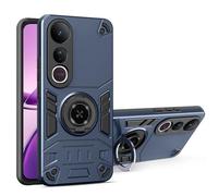 LAHDFKAJ For Vivo V50 Lite 5G Phone Case Full Protective Case Military Grade Dual Layer Shockproof Cover Rugged Protection Cover with Kickstand(Blue)