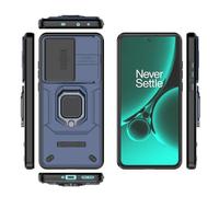 LAHDFKAJ Phone Cover Bundles Compatible With Oneplus Nord CE3 5G(Foreign Version) Phone Case Slim Case Kickstand Phone Case PC & TPU Phone Case Cover Push Window Phone Case Case(Blue)