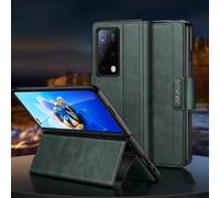 LAHDFKAJ Phone Cover Bundles For Huawei Mate X2 Full Body Case,Leather Folio Flip Magnetic Slim Phone Cove, Shockproof Protective Case with Hinge Protection+Kickstand Case(Green)