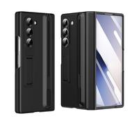 LAHDFKAJ Stand Case For Samsung Galaxy Z Fold 5 Case with Kickstand, Built-in Screen Protector & S Pen Slot - Flip Cover with Hinge Protection & Regular Stylus(Black)