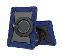 LAHDFKAJ Tablet Cases Kids Case Compatible with Huawei Honor Pad 9 12.1inch Tablet Cover,Heavy Duty Shockproof TPU Case Kickstand Rugged Protective Case with Shoulder Strap Tablet PC Case(Dark Blue)