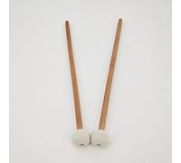 Lahdrhab 1 Pair Felt Mallets Drumsticks Drum Sticks with Wood Handle for Percussion Instrument Accessories