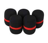 Lahdrhab 10 Pcs Handheld Stage Microphone Windscreen Foam Mic Cover Karaoke Black