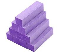 Lahdrhab 10x Buffing Sanding Buffer Block Files Acrylic Pedicure Manicure Nail Art Tips (Color:)