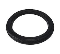 Lahdrhab 16 Inch 16 x 1.75 Bicycle Solid Tires Bicycle Bike Tires 16 x 1.75 Black Rubber Non-Slip Tires Cycling Tyre