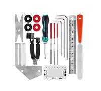 Lahdrhab 20-Piece Set Multifunctional Wrench Guitar Cleaning And Maintenance String Changing Tool Tuning Wrench Set Kit