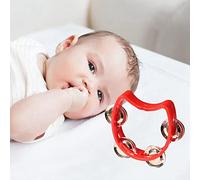 Lahdrhab 20Pcs Plastic Tambourine Musical Instruments, Mini Handheld Tambourines,Percussion Rhythm Musical Instruments