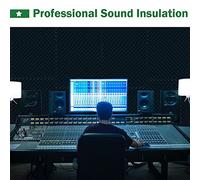 Lahdrhab 24 Pack Acoustic Foam Panels Fireproof Soundproofing Treatment Wall Panel,Noise Cancelling Foam for Recording,Studio,Etc