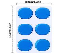 Lahdrhab 24 Pcs Silicone Drum Damper Pads, Drum Snare Mute Pad Soft Drum Damper Gel Pads for Drums Tone Control