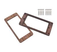 Lahdrhab 2Pcs Electric Guitars Wooden Humbucker Guitar Pickup Frame Pickup Mounting Ring