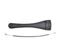 Lahdrhab 3/4 And 4/4 Universal Cello Tailpiece With Tail Rope 2-Piece Aluminum Alloy Pull Plate Adjustable Musical Instrument Parts