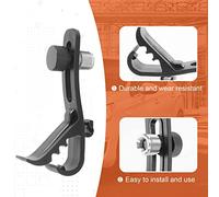 Lahdrhab 3 Pcs Adjustable Clip Drum Clip Shockproof Mount Microphone Clamp Drum Mount Microphone Holder Accessories