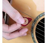 Lahdrhab 30 PCS Guitar Picks Non-Slip Grip Electric Guitar Pick Accessories Guitar Anti-Skid Gasket