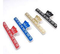 Lahdrhab 4 Pcs Music Book Note Paper Ruler Sheet Music Spring Clip Holder For Piano Guitar Violin Viola Cello Performance