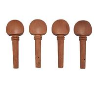 Lahdrhab 4Pcs 4/4 Size Violin Fiddle Tuning Peg Set Jujube Wooden Replacement For 4/4 Size Violin
