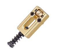 Lahdrhab 6 Pcs Metal Guitar Bridge Saddle Ball Roller String Tremolo Bridge Saddles for Electric Guitar Replacement Parts,Gold