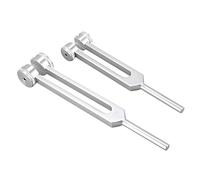 Lahdrhab 6Pcs/Set 128Hz 256Hz 512Hz 1024Hz 2048Hz 4096Hz Tuning Fork with Hammer for Tuning Fork Kit Healing Sound Vibration Tool
