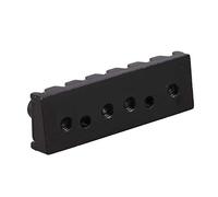 Lahdrhab 7 String Locking Nut Electric Guitar Nut Tremolo Bridge 48mm (Black)