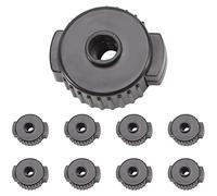 Lahdrhab 9Pcs ABS Drum Set Quick Release Nuts Cymbal Quick Assembly Drum Mate Replacement Accessories