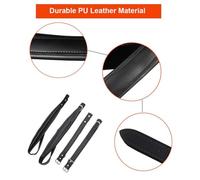 Lahdrhab Accordion Strap Padded Bass Accordion PU Leather Shoulder Harness Straps Adjustable Belt for 16-120 Bass Accordion,Red Easy Install