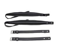 Lahdrhab Accordion Strap Padded Bass Accordion PU Leather Shoulder Harness Straps Adjustable Belt for 16-120 Bass Accordion,Black Easy Install